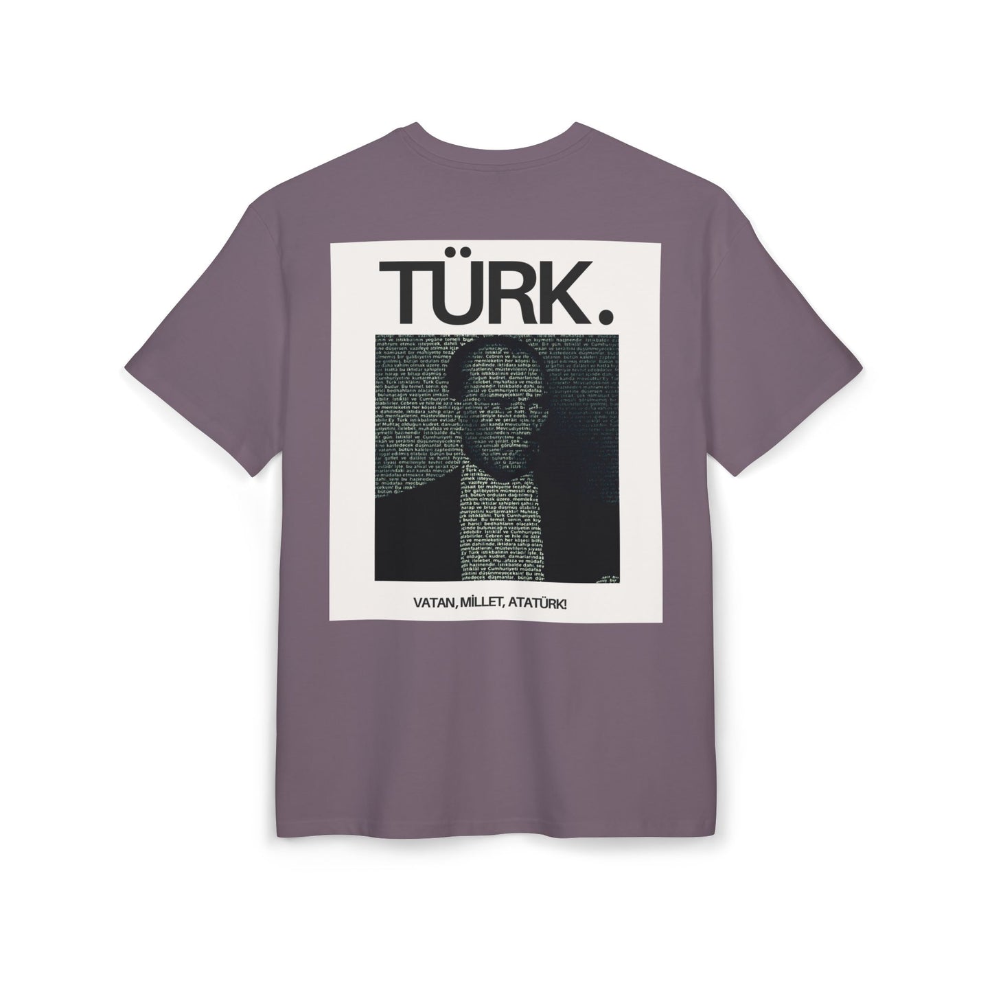 Ataturk Proud Turk Unisex Heavy Oversize T-Shirt