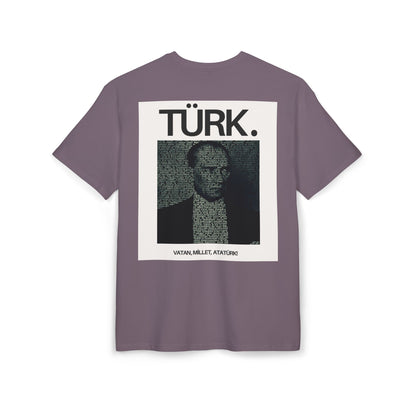 Ataturk Proud Turk Unisex Heavy Oversize T-Shirt