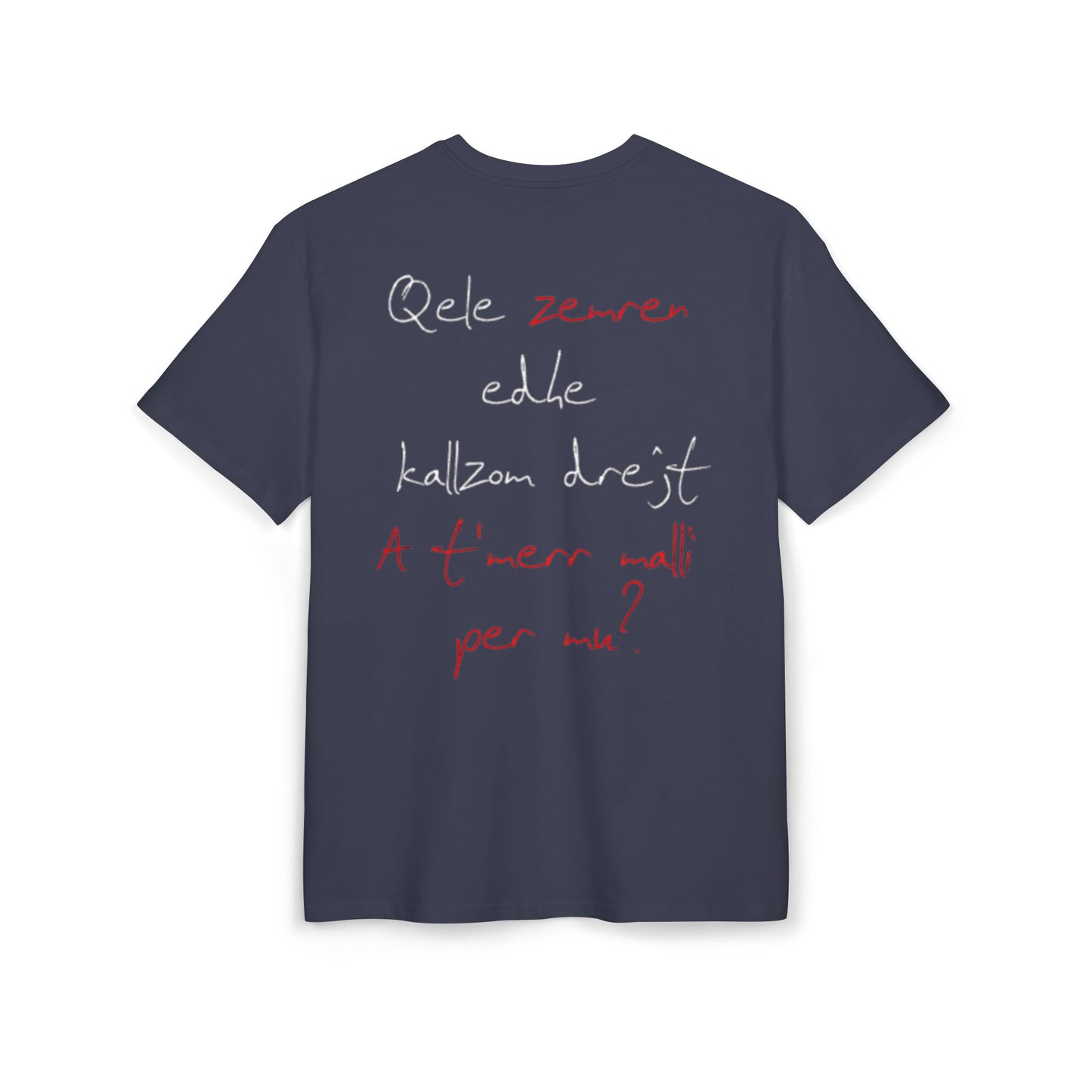 Qele Zemren Unisex Heavy Oversize T-Shirt