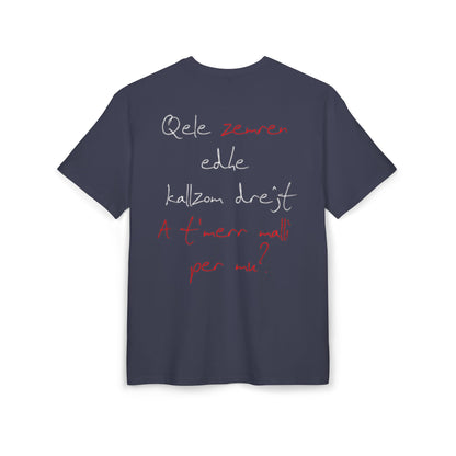 Qele Zemren Unisex Heavy Oversize T-Shirt