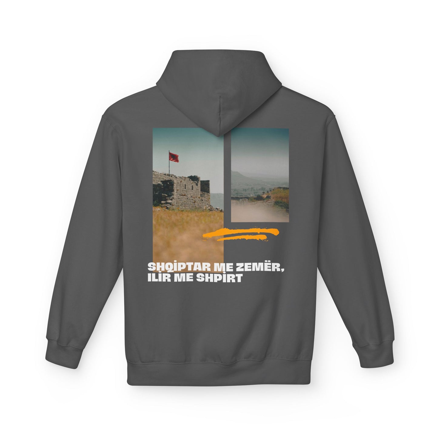 Albanian Land Unisex Midweight Fleece Hoodie