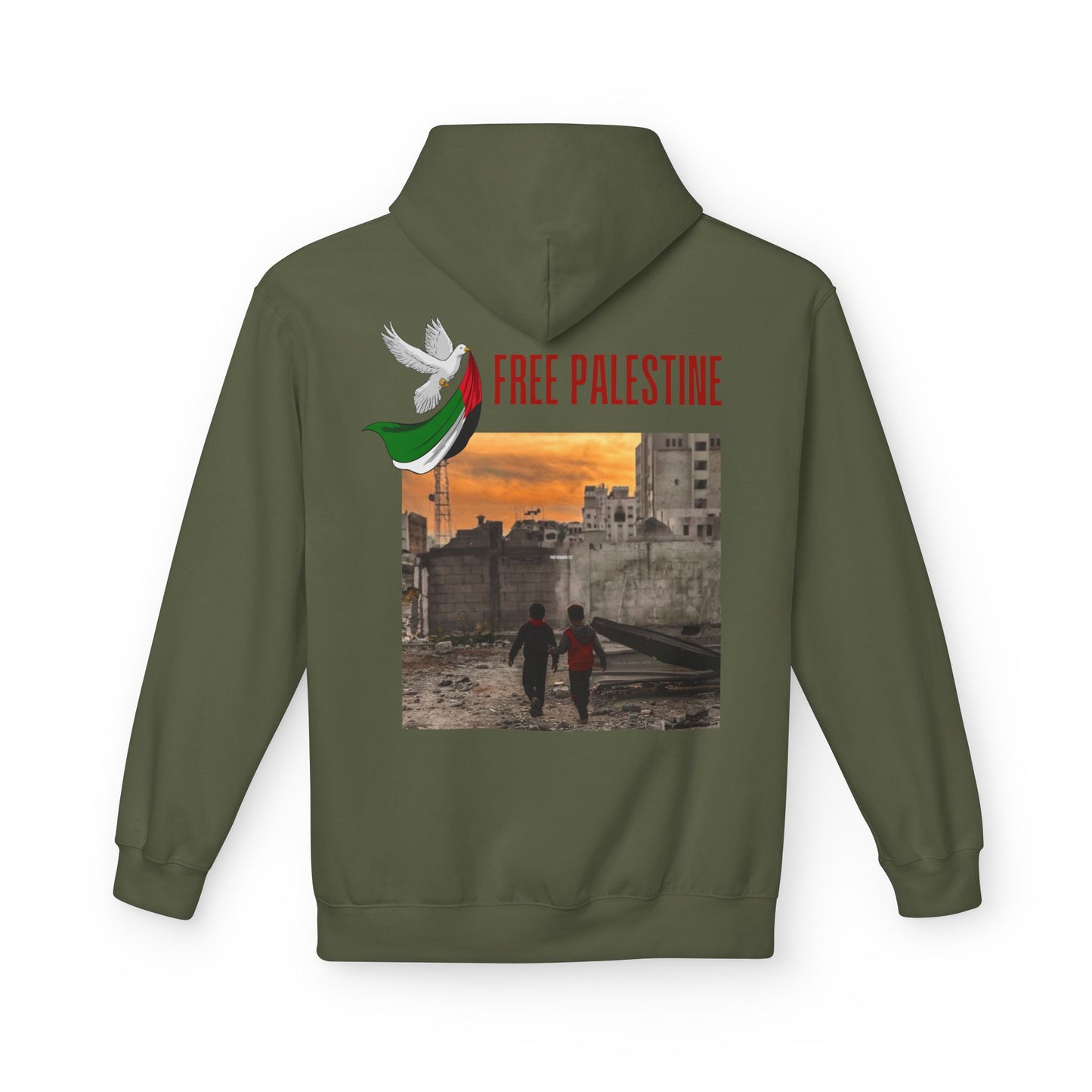Free Palestine Unisex Midweight Fleece Hoodie