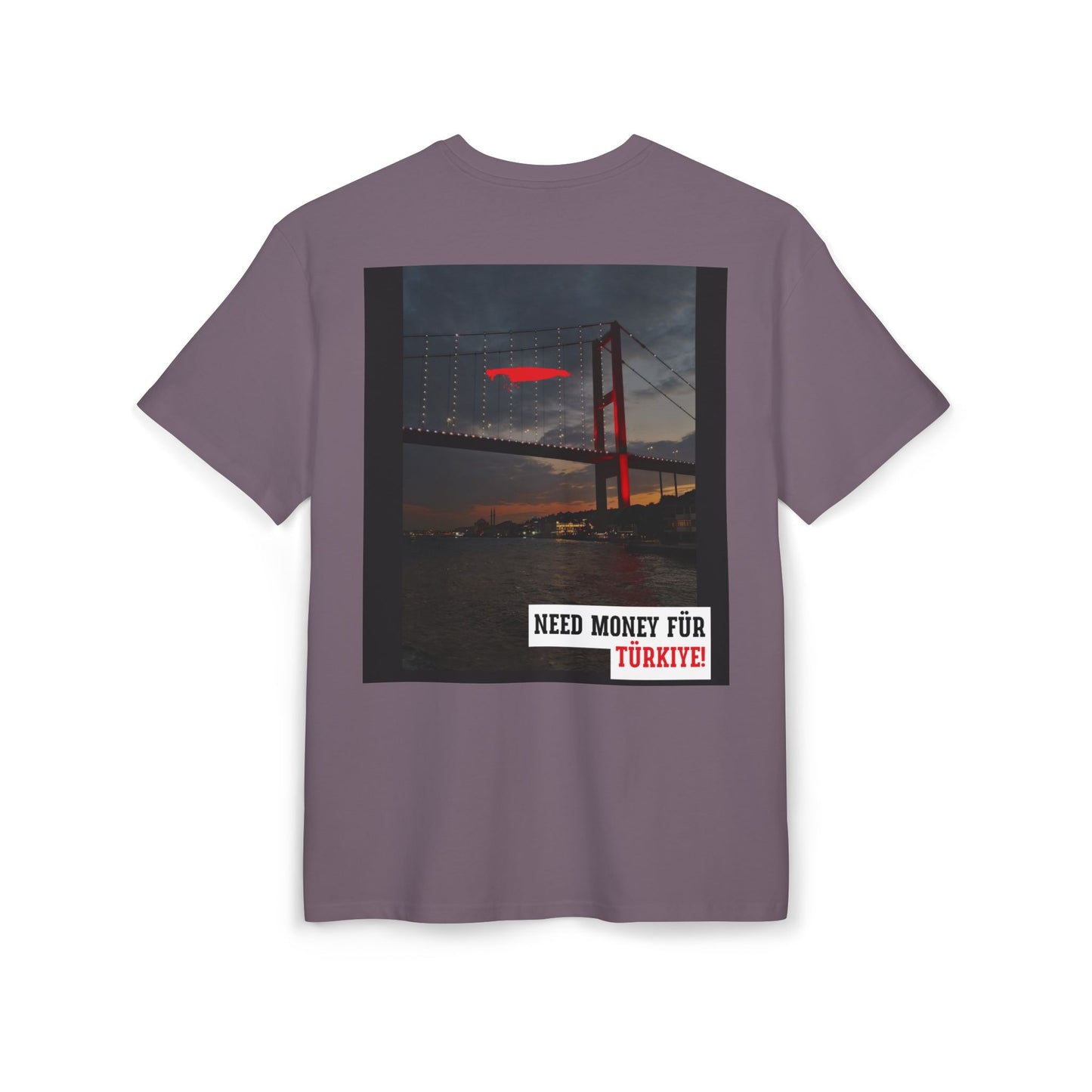 Need Money Für Türkyie Unisex Heavy Oversize T-Shirt