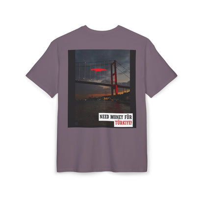 Need Money Für Türkyie Unisex Heavy Oversize T-Shirt