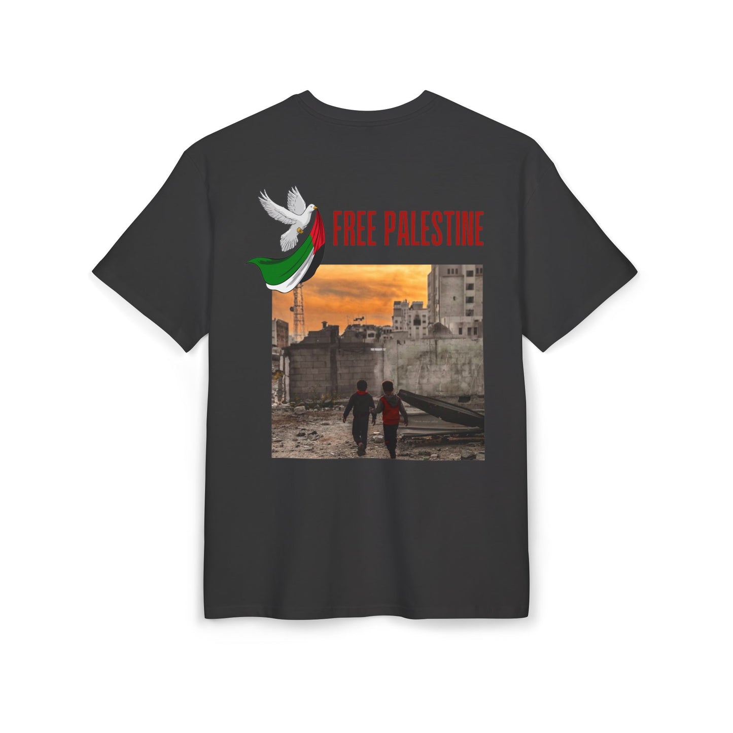 Free Palestine Unisex Heavy Oversize T-Shirt