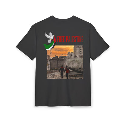 Free Palestine Unisex Heavy Oversize T-Shirt