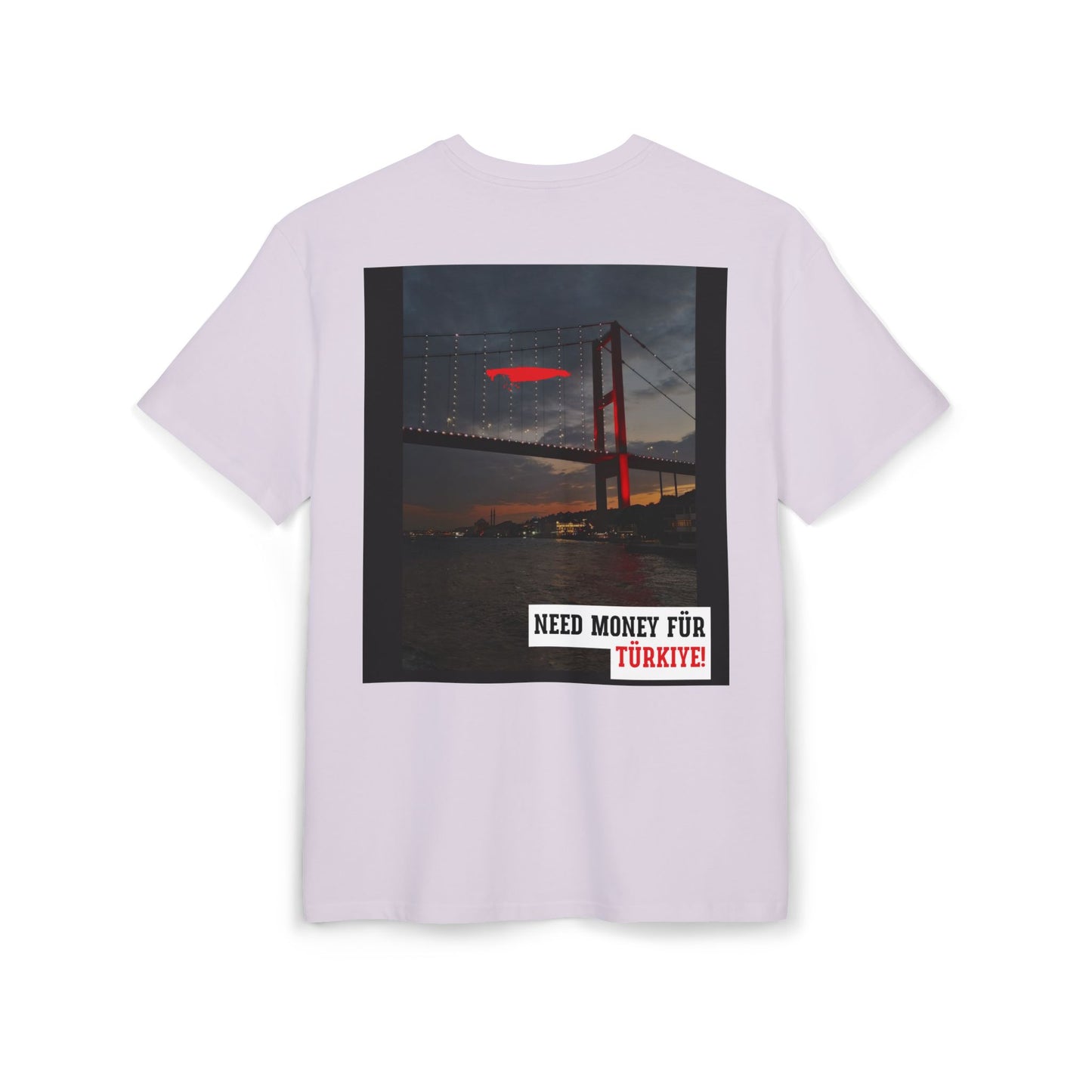 Need Money Für Türkyie Unisex Heavy Oversize T-Shirt
