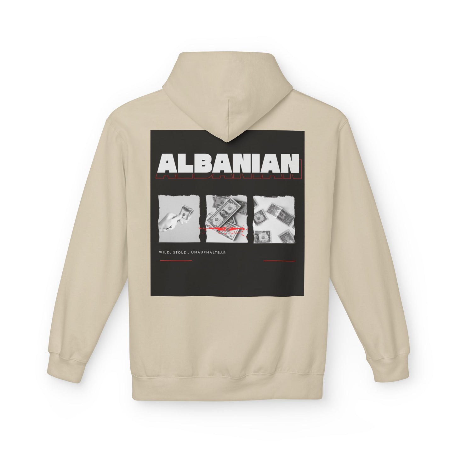 Albanian Money Unisex Midweight Fleece Hoodie
