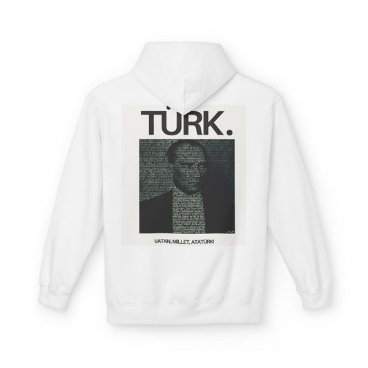 Ataturk Proud Turk Unisex Midweight Fleece Hoodie