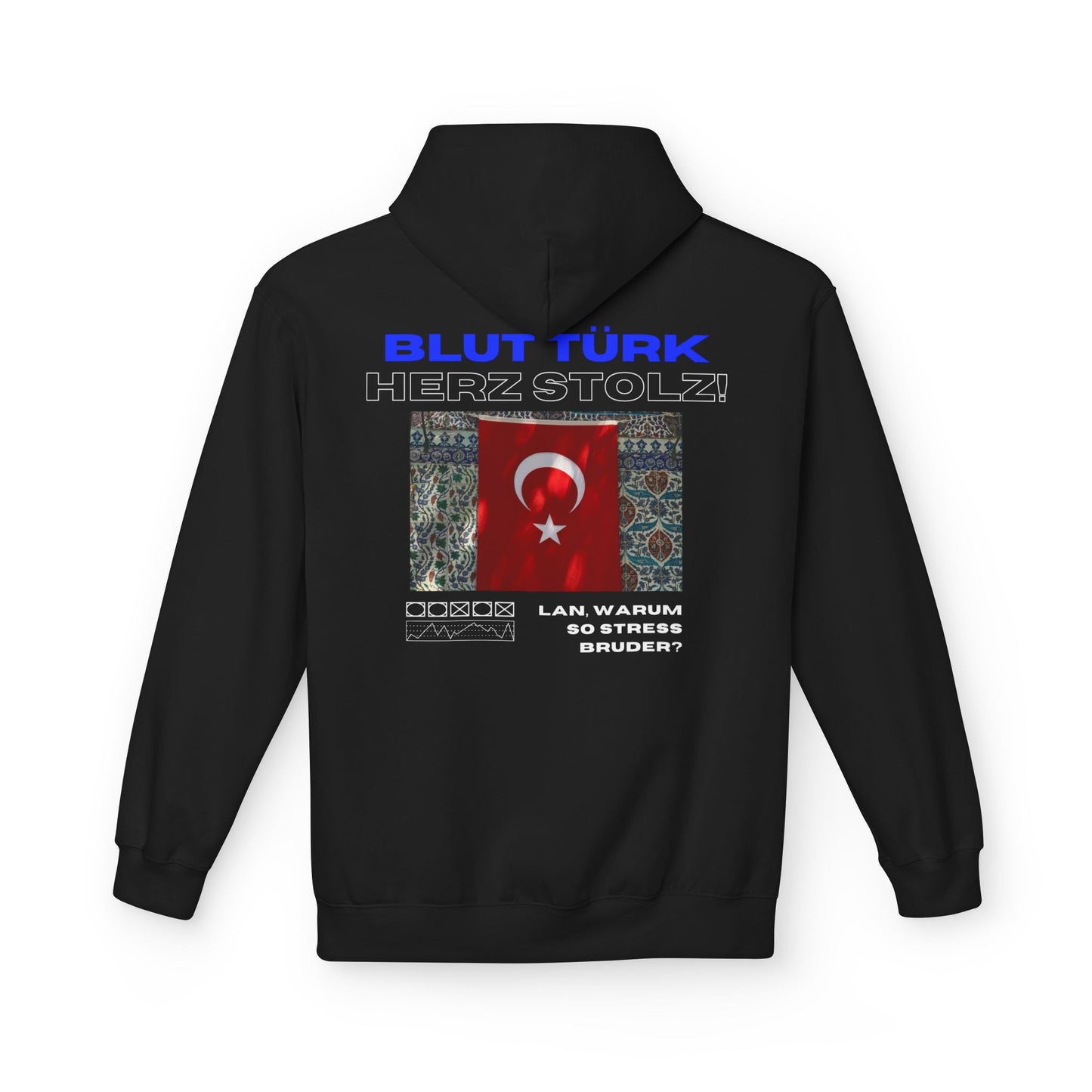 Blut Türk Unisex Midweight Fleece Hoodie