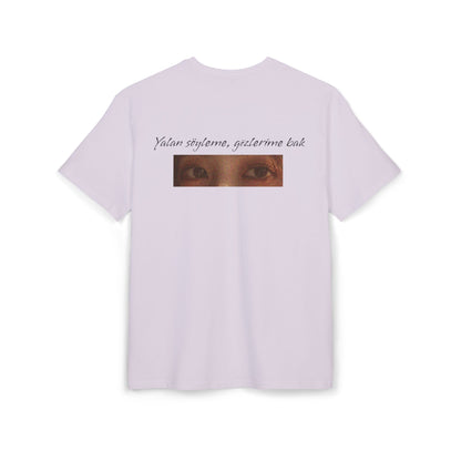 Lyrics Unisex Heavy Oversize T-Shirt
