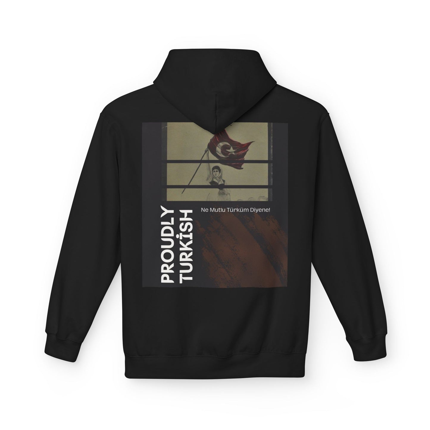 Proudly Turkish Unisex Midweight Fleece Hoodie