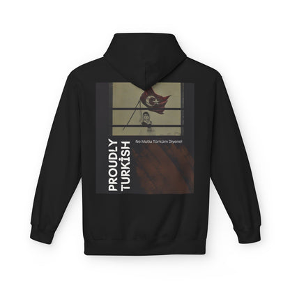 Proudly Turkish Unisex Midweight Fleece Hoodie