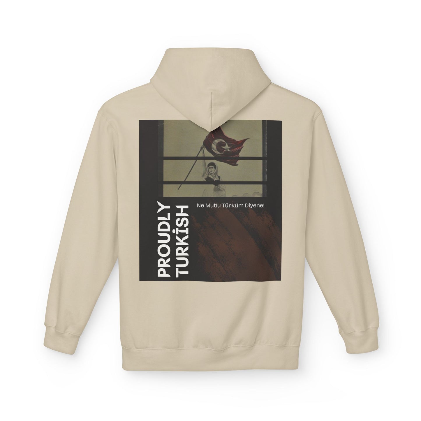 Proudly Turkish Unisex Midweight Fleece Hoodie