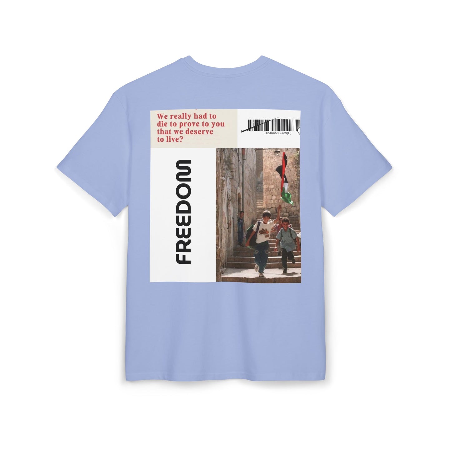 Palestine Freedom Unisex Heavy Oversize T-Shirt