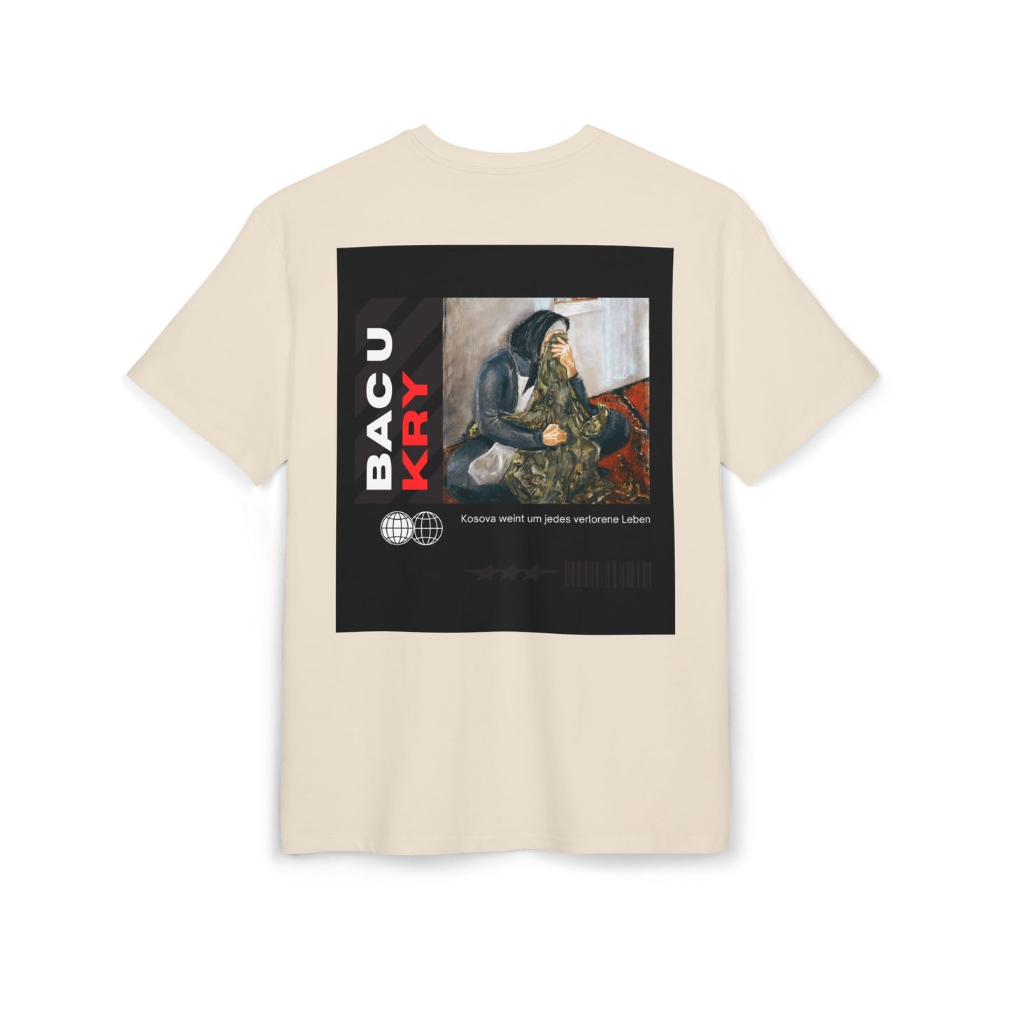 Bac U Kry Unisex Heavy Oversize T-Shirt