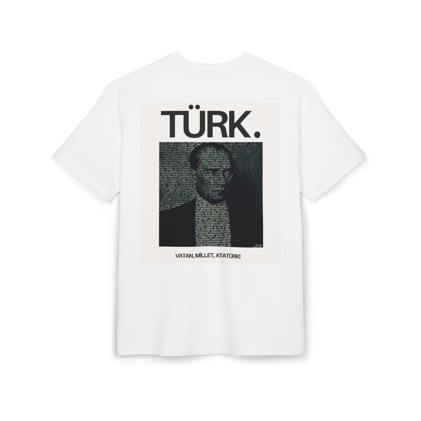 Ataturk Proud Turk Unisex Heavy Oversize T-Shirt