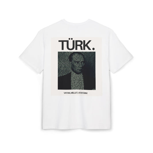 Ataturk Proud Turk Unisex Heavy Oversize T-Shirt