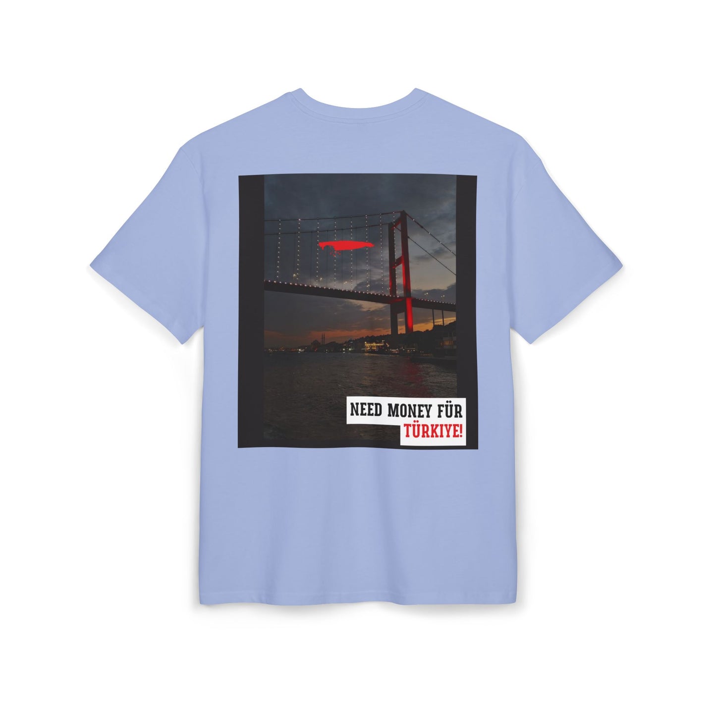 Need Money Für Türkyie Unisex Heavy Oversize T-Shirt