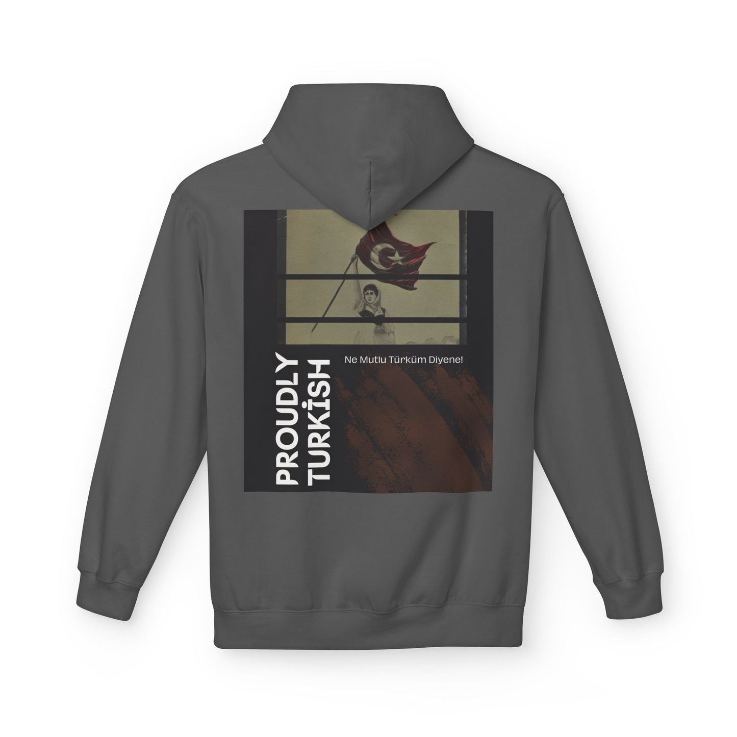 Proudly Turkish Unisex Midweight Fleece Hoodie