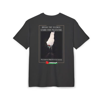 Stand For Palestine Unisex Heavy Oversize T-Shirt