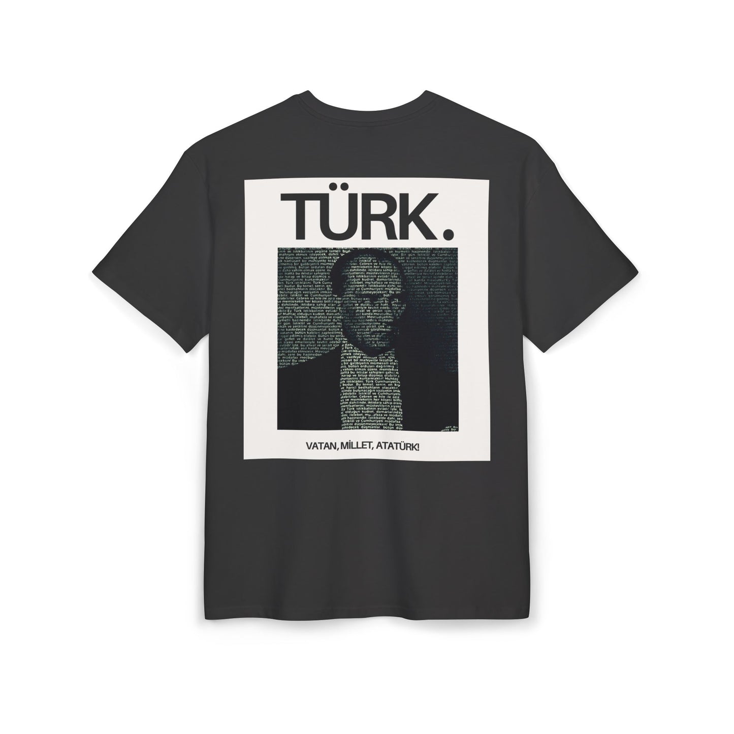 Ataturk Proud Turk Unisex Heavy Oversize T-Shirt