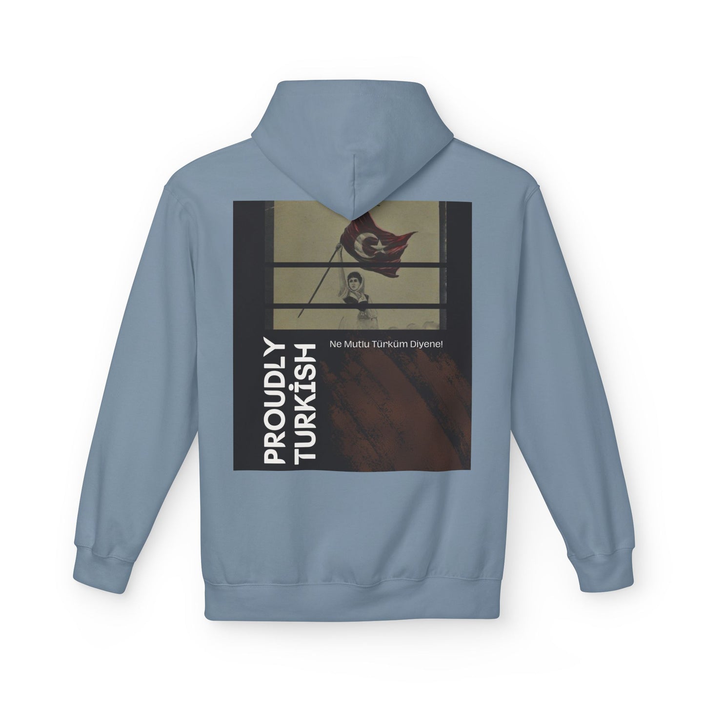Proudly Turkish Unisex Midweight Fleece Hoodie