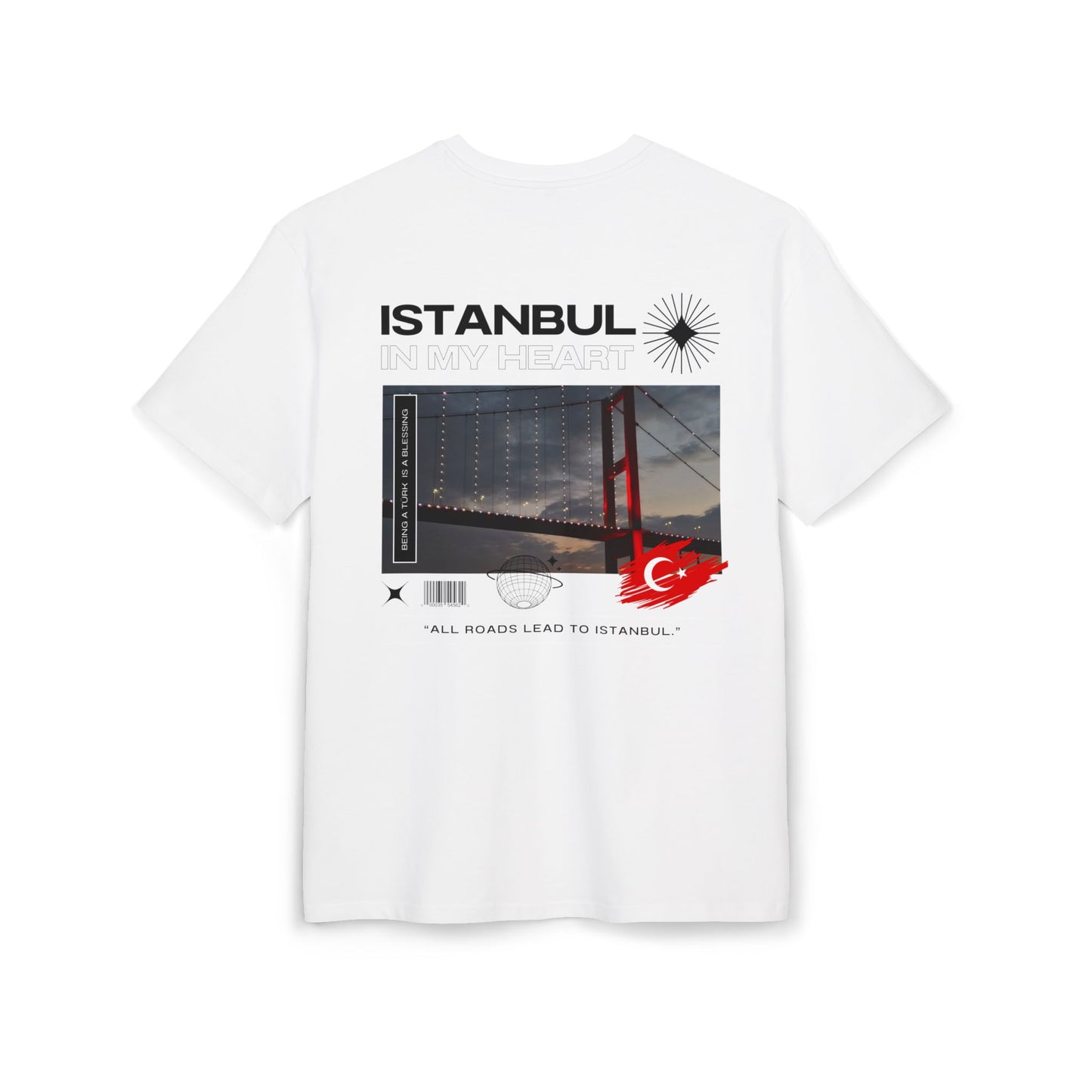 Istanbul Unisex Heavy Oversize T-Shirt