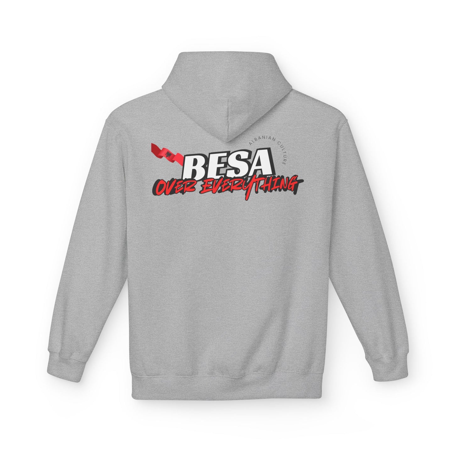 Besa Over Everything Unisex Midweight Fleece Hoodie