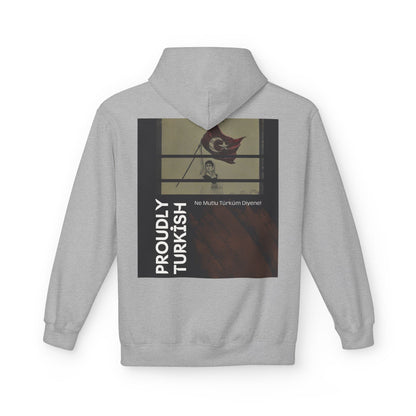 Proudly Turkish Unisex Midweight Fleece Hoodie
