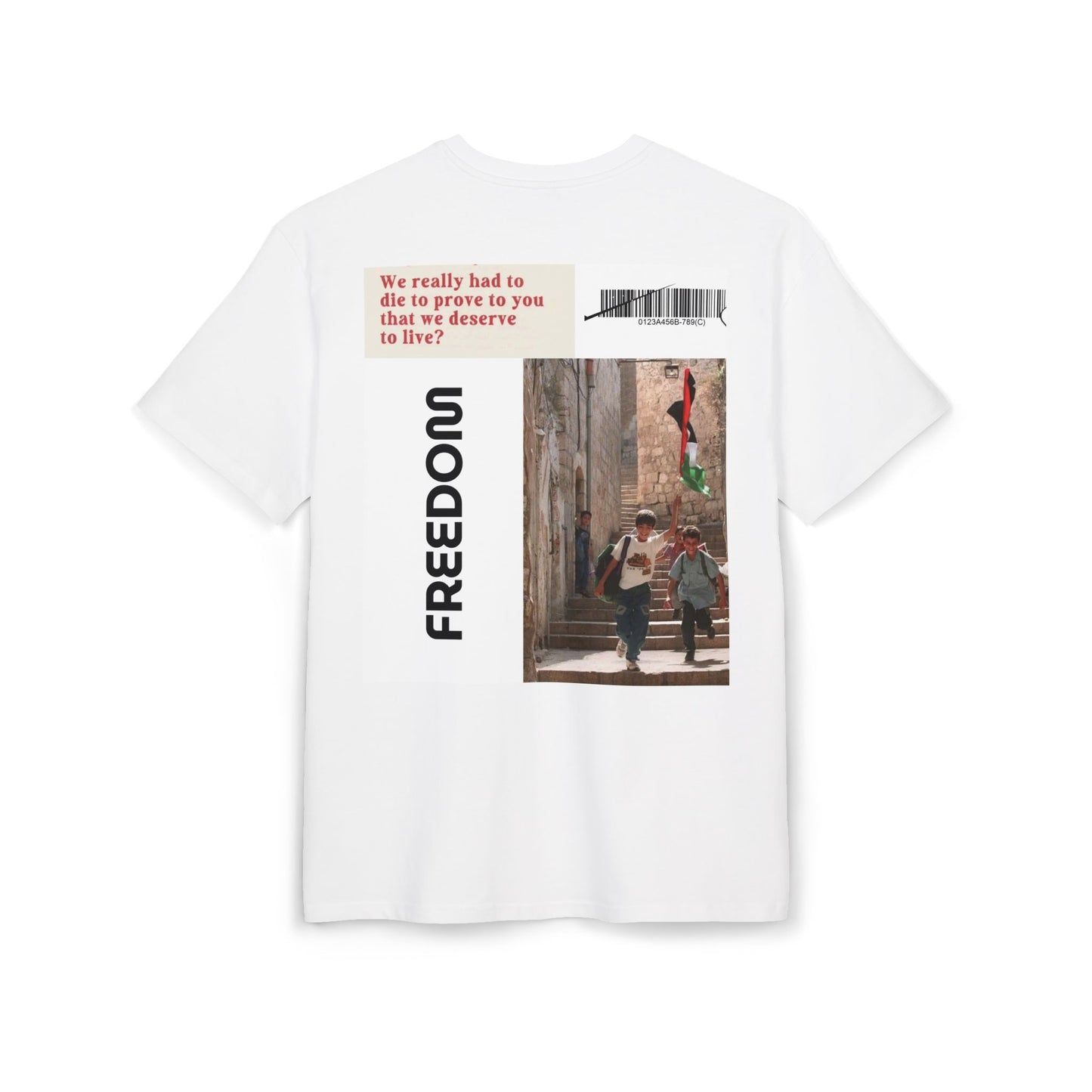 Palestine Freedom Unisex Heavy Oversize T-Shirt