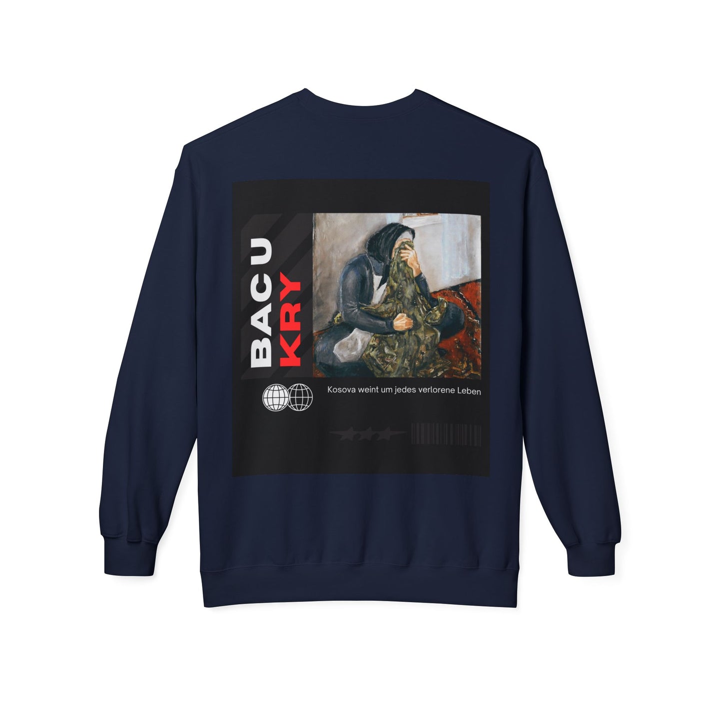 Bac U Kry Unisex Midweight Casual Wear