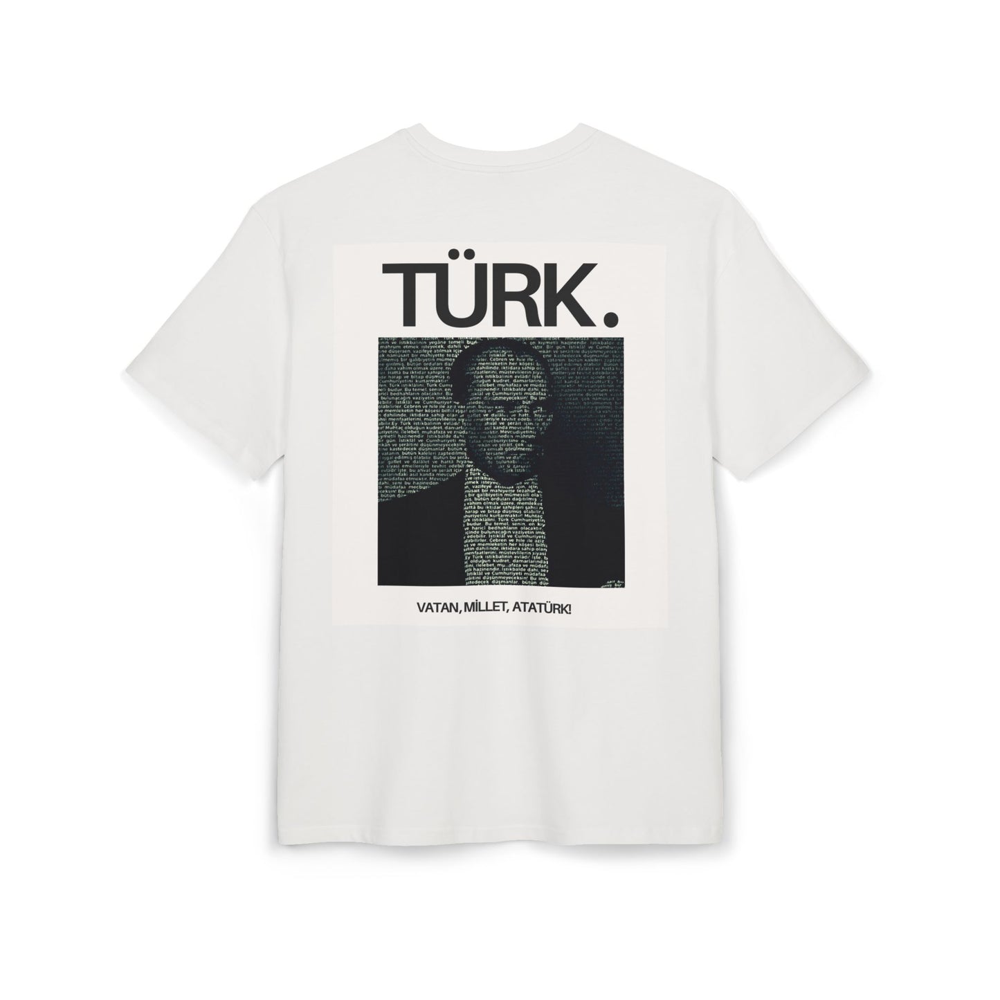 Ataturk Proud Turk Unisex Heavy Oversize T-Shirt