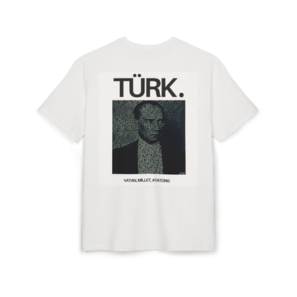 Ataturk Proud Turk Unisex Heavy Oversize T-Shirt