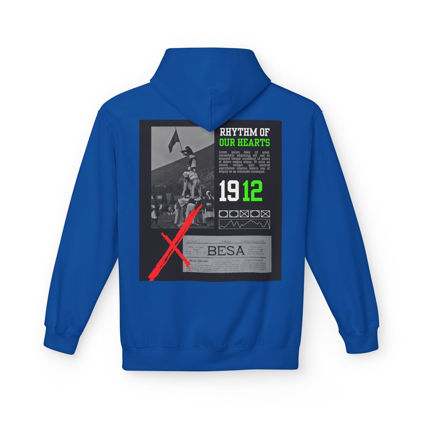 Albanian Day Unisex Midweight Fleece Hoodie