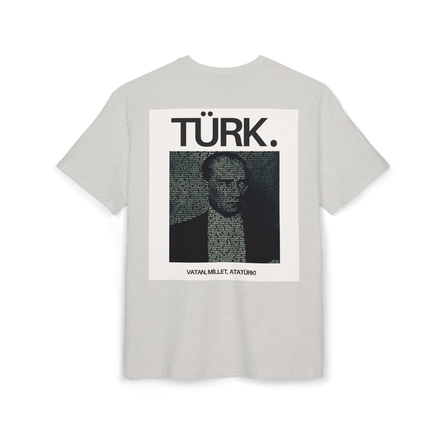 Ataturk Proud Turk Unisex Heavy Oversize T-Shirt