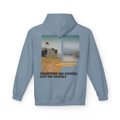 Albanian Land Unisex Midweight Fleece Hoodie