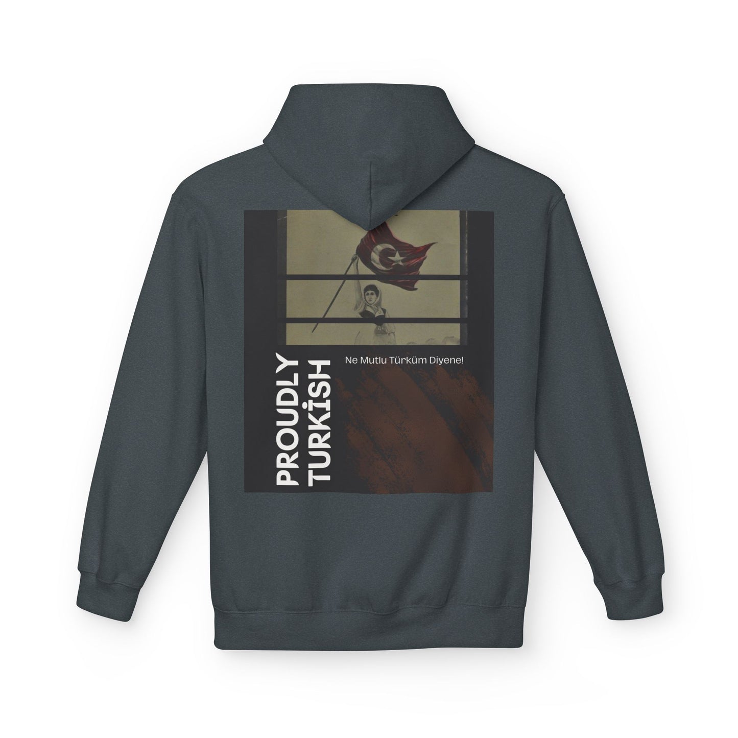 Proudly Turkish Unisex Midweight Fleece Hoodie