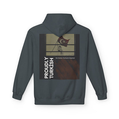 Proudly Turkish Unisex Midweight Fleece Hoodie