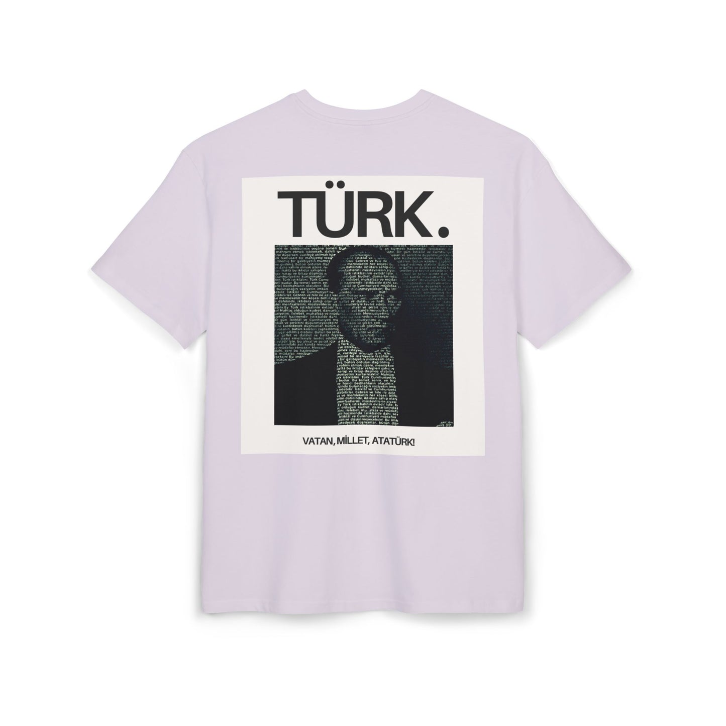 Ataturk Proud Turk Unisex Heavy Oversize T-Shirt