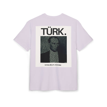 Ataturk Proud Turk Unisex Heavy Oversize T-Shirt