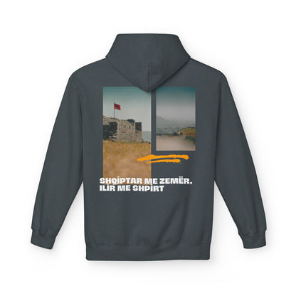 Albanian Land Unisex Midweight Fleece Hoodie