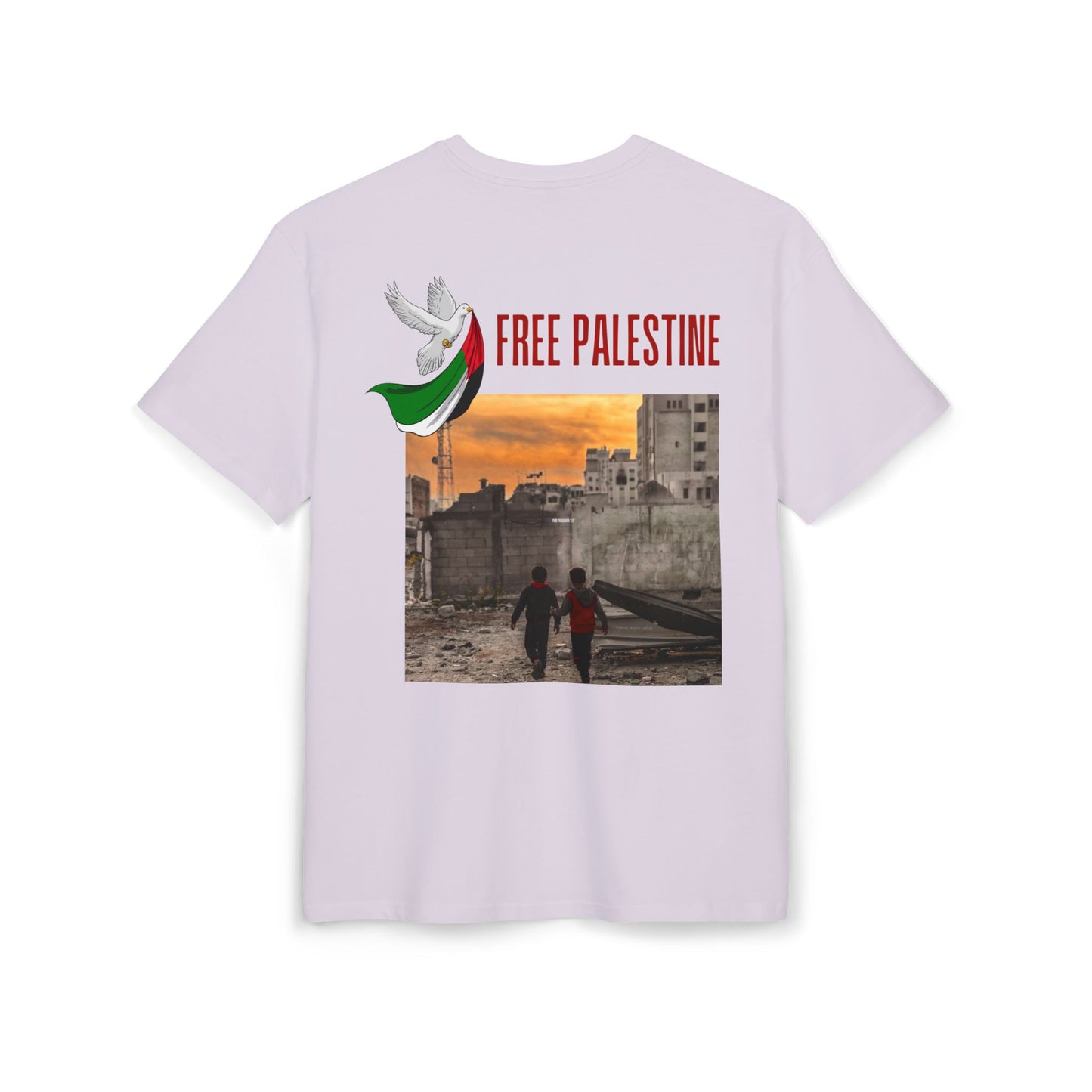 Free Palestine Unisex Heavy Oversize T-Shirt
