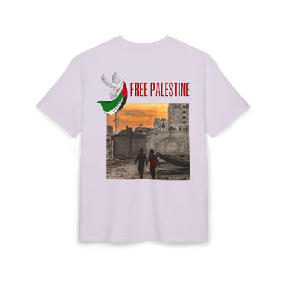 Free Palestine Unisex Heavy Oversize T-Shirt