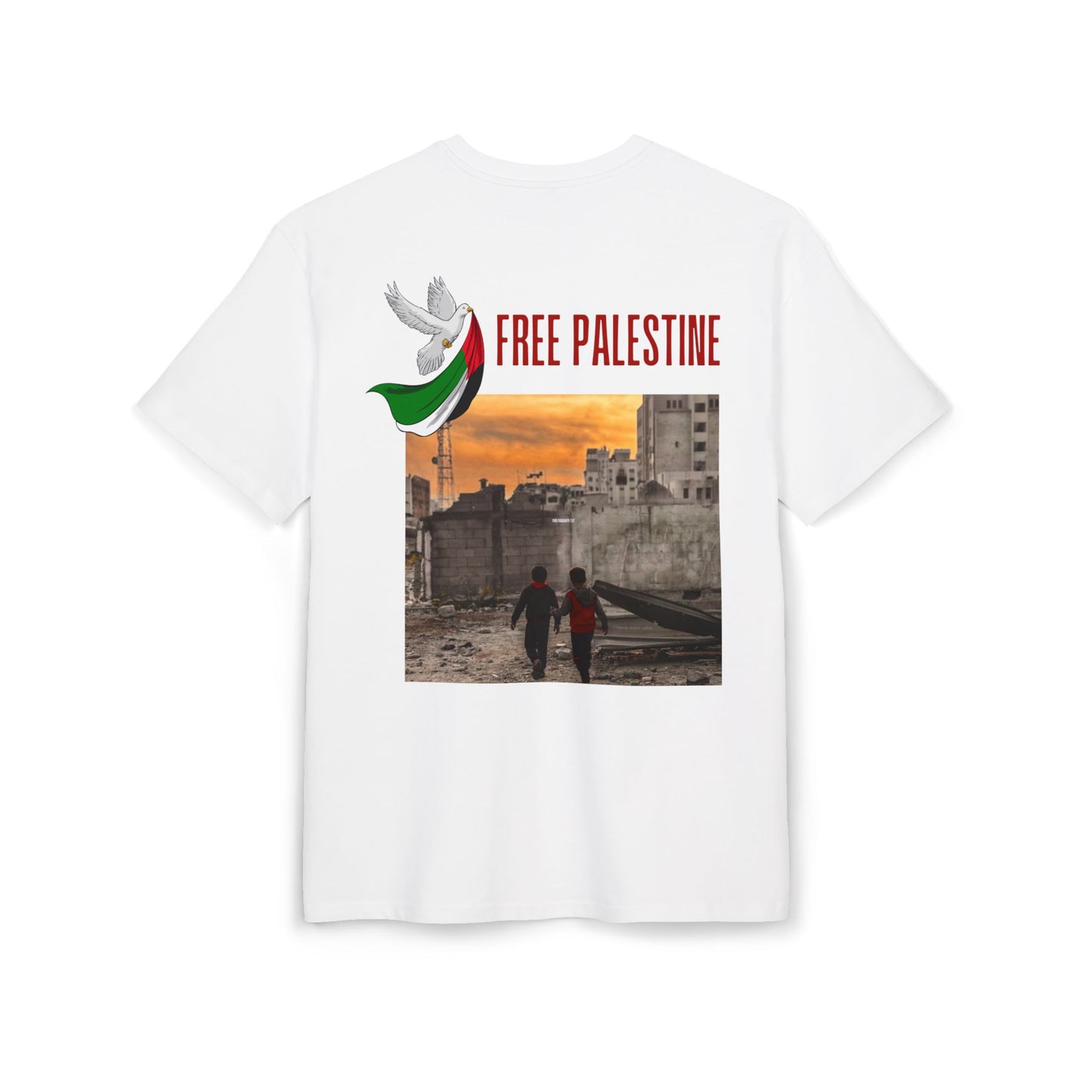Free Palestine Unisex Heavy Oversize T-Shirt