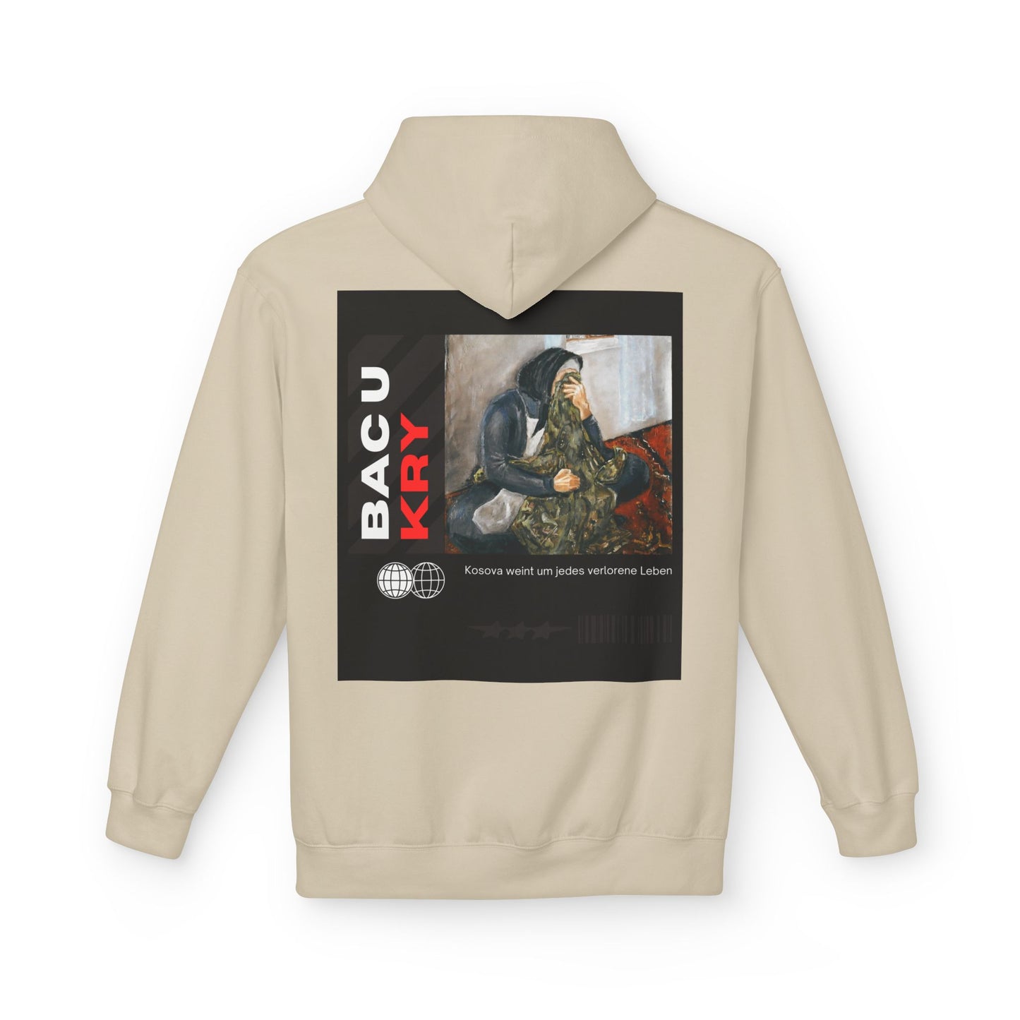 Bac U Kry Unisex Midweight Fleece Hoodie