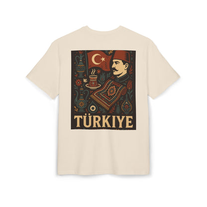 Türkiye Unisex Heavy Oversize T-Shirt