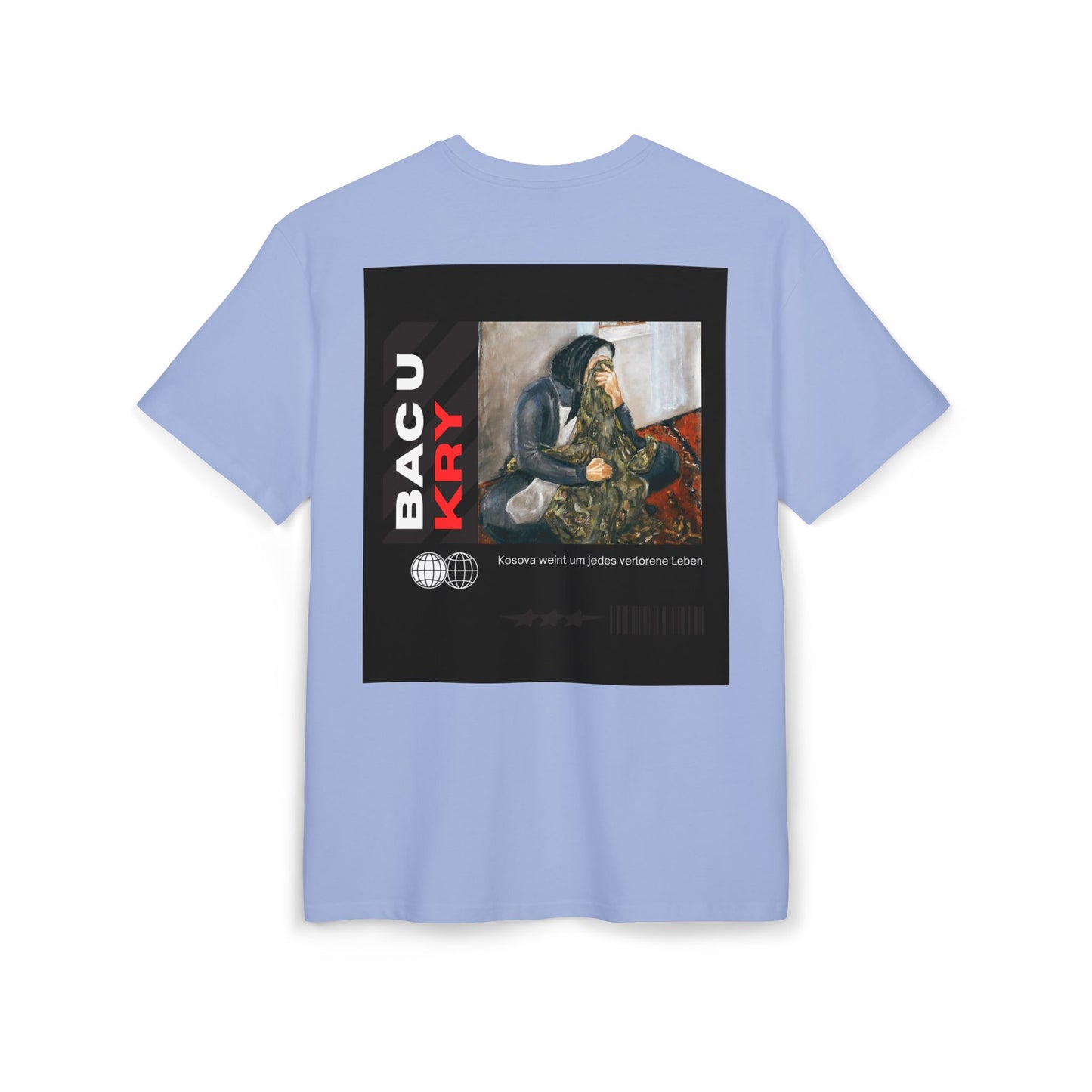 Bac U Kry Unisex Heavy Oversize T-Shirt