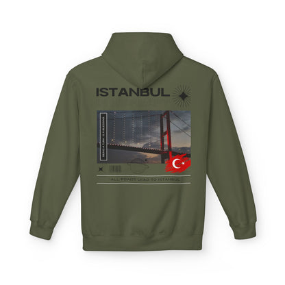 Istanbul Unisex Midweight Fleece Hoodie