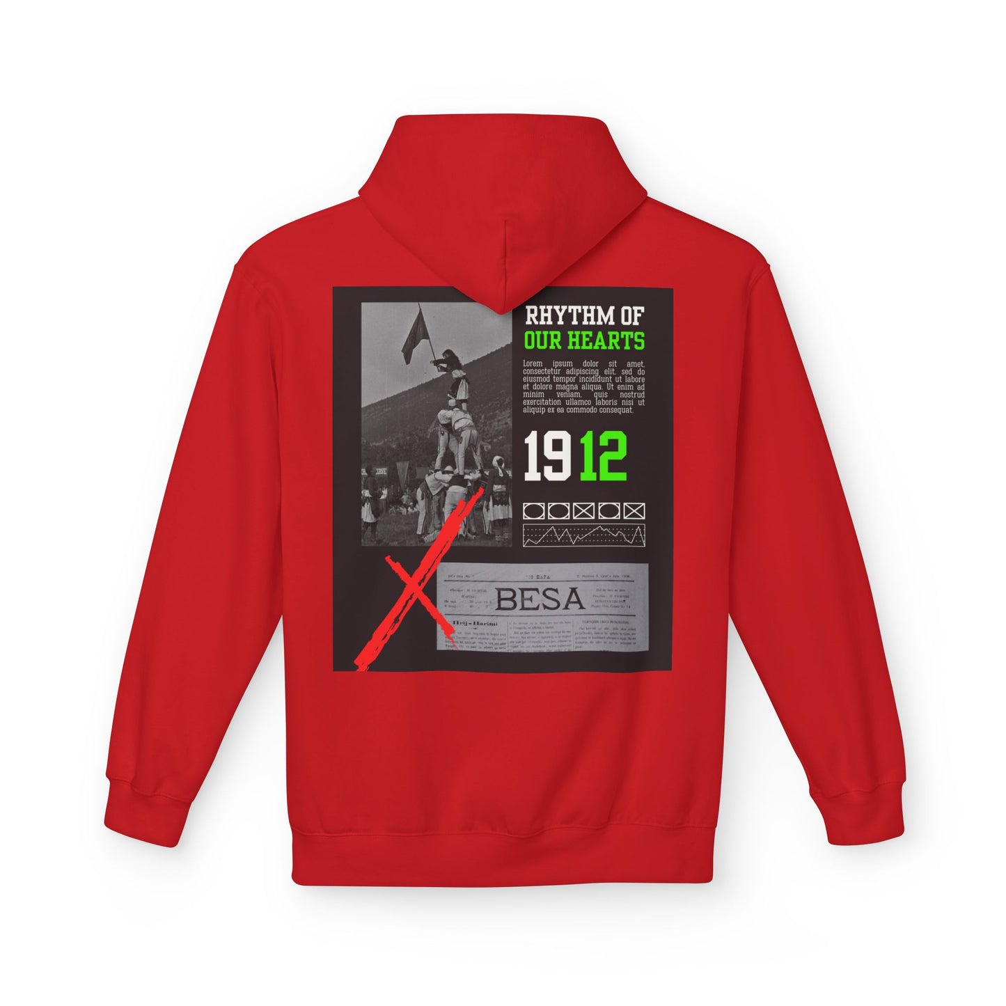 Albanian Day Unisex Midweight Fleece Hoodie